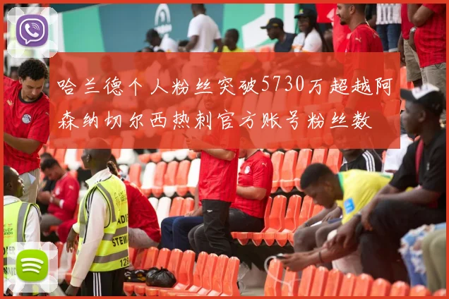 哈兰德个人粉丝突破5730万超越阿森纳切尔西热刺官方账号粉丝数